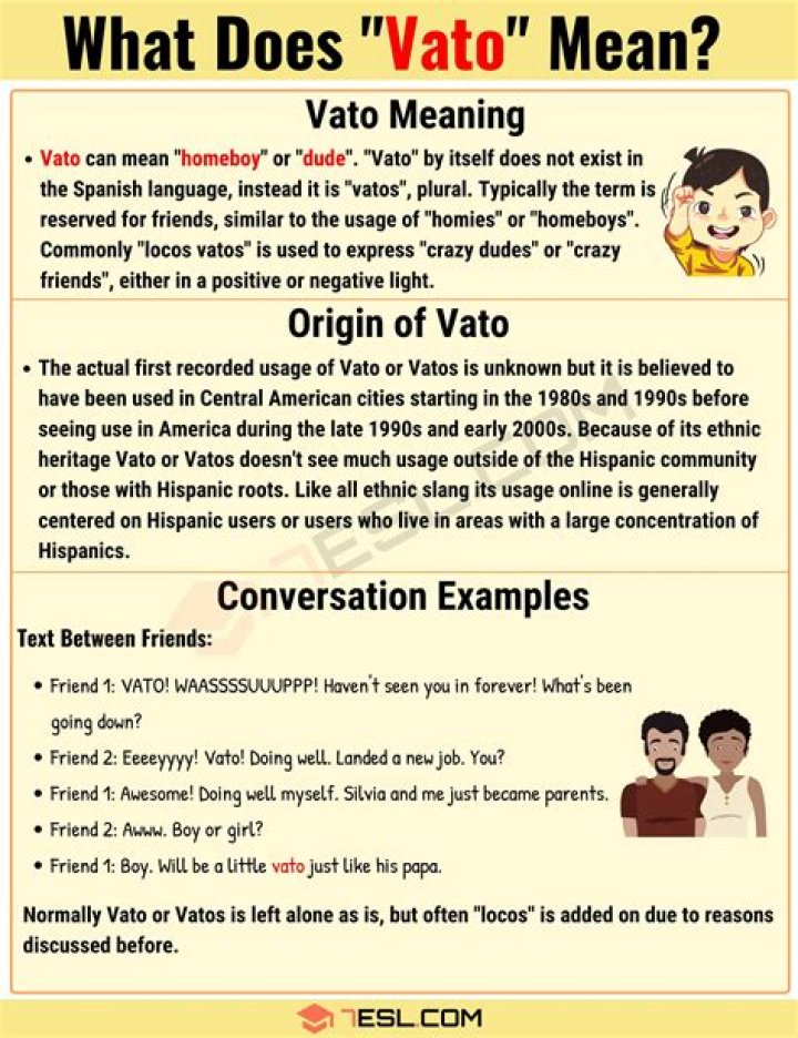 Discover The Profound Meaning Of "Vato"